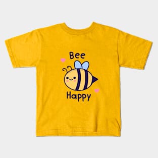 Bee happy Kids T-Shirt